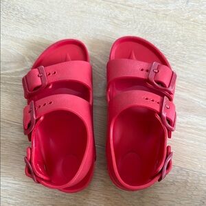 Birkenstock Kids Red Sandals Waterproof EVA, EU 26 / US 8-8.5